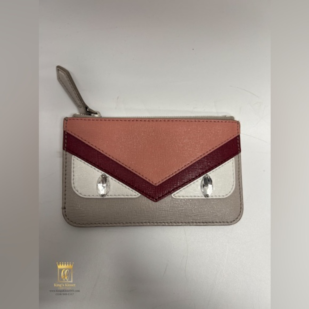 Fendi Monsters motif card holder